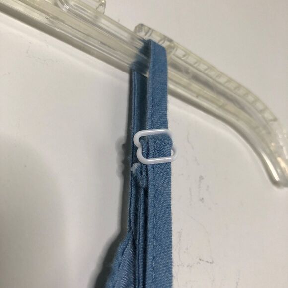 PatPat Wms Med Blue Ruffled Tiered Floral Midi Sundress Cottagecore Casual - Picture 6 of 12